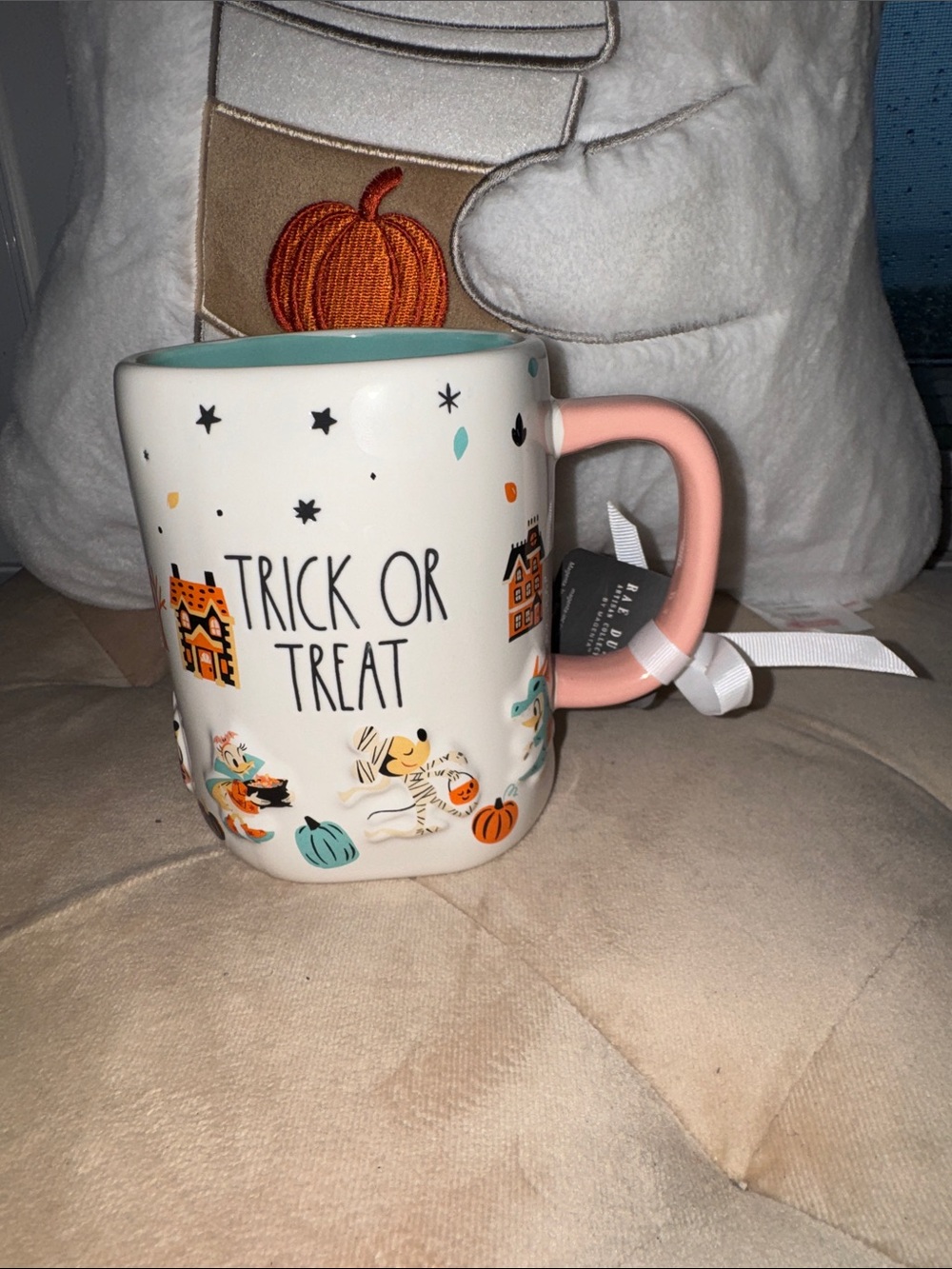 Trick or Treat Disney Halloween Rae Dunn Mug